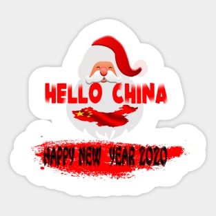 HELLO CHINA HAPPY NEW YEAR 2020 Sticker